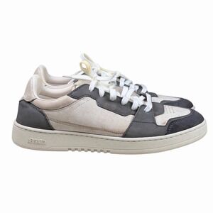 AXEL ARIGATO Dice Lo LEATHER TRAINERS Sneakers SHOES Sz 10 White Grey Low Top